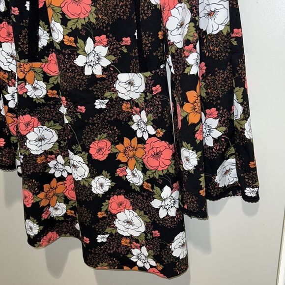 Copper Key Boho Floral Dress/ Romper Small - Picture 2 of 10